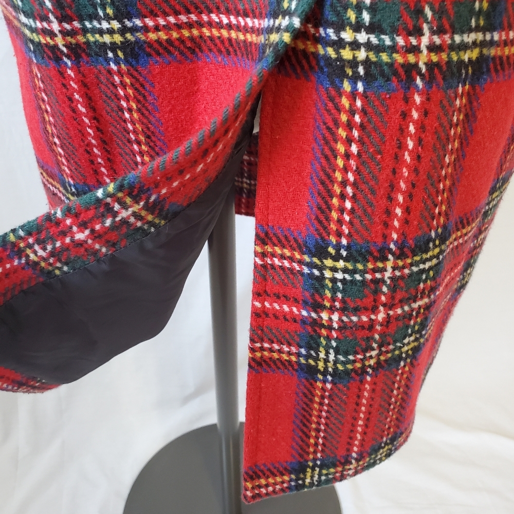 Coco + Carmen Red Plaid Coat - Picture 2 of 11
